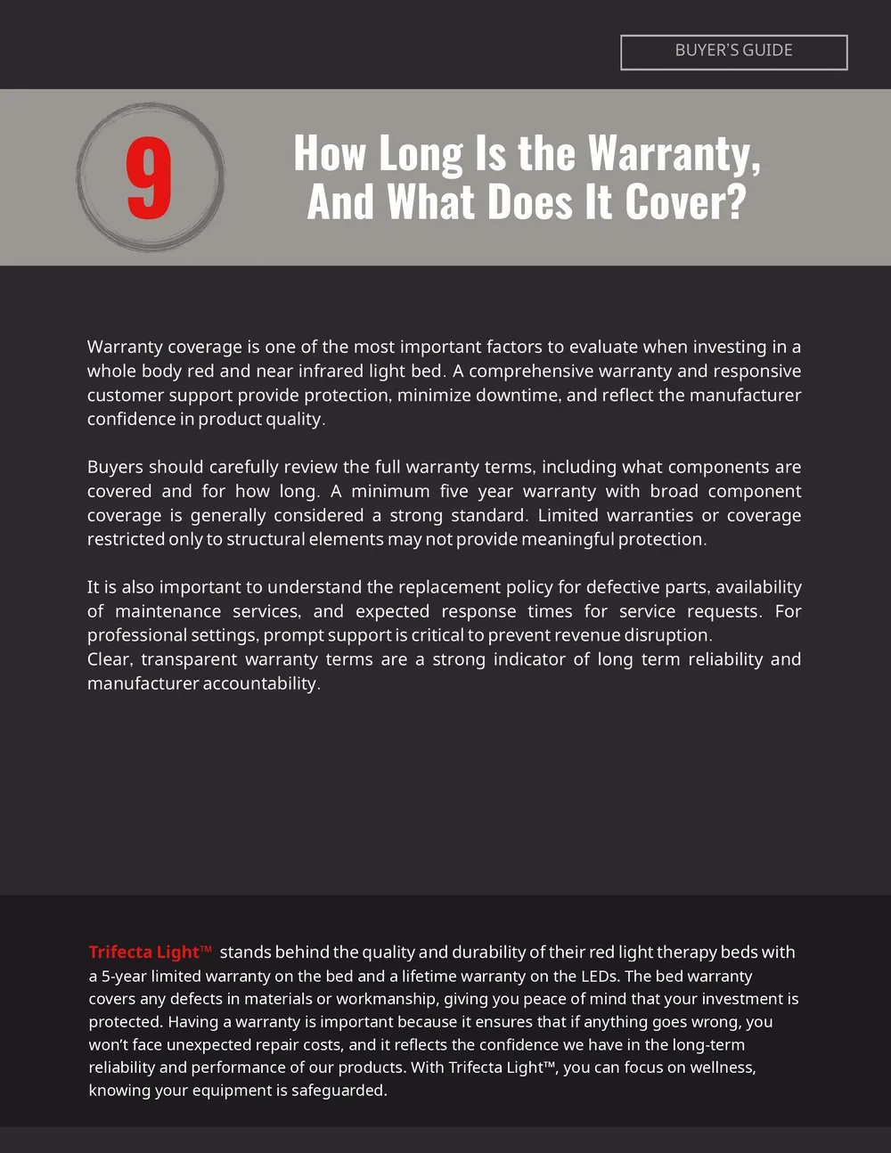 Red Light Therapy Buyer's Guide, page 12