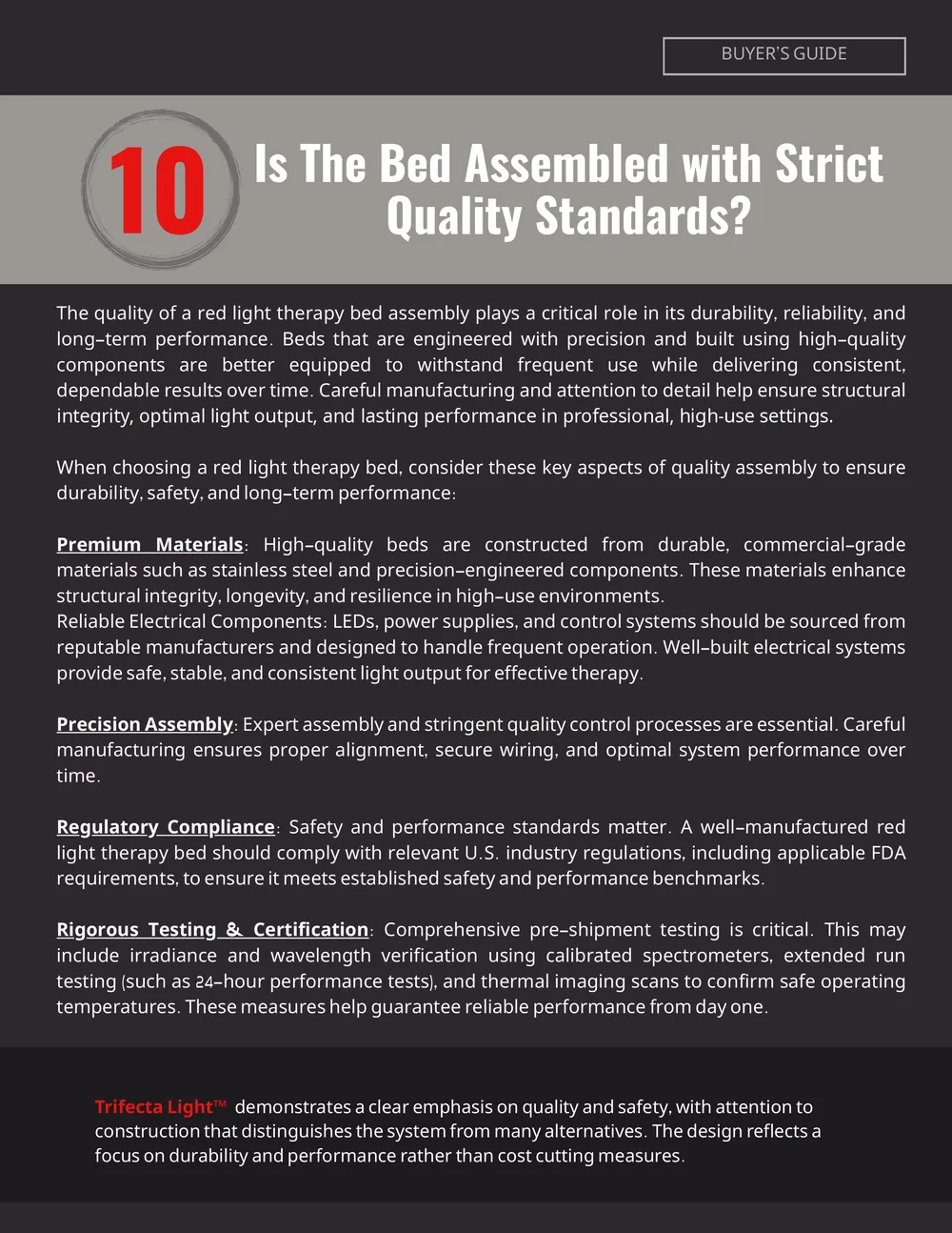 Red Light Therapy Buyer's Guide, page 13