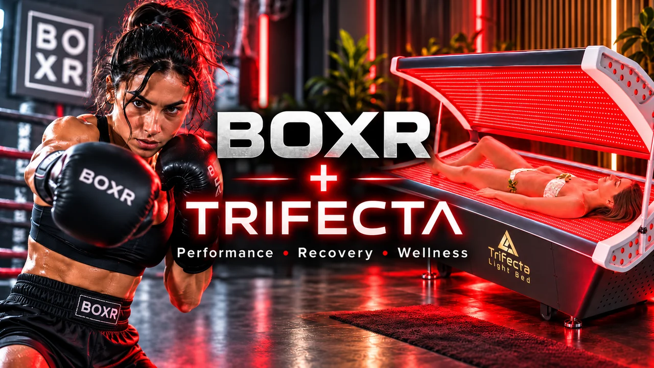 BOXR and Trifecta Light — red light therapy for performance, recovery and wellness in combat sports